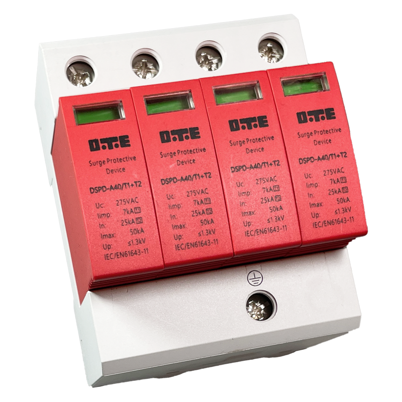 Ogranicznik przepięć AC 275V 50kA T1+T2 D.T.E DSPD-AC275-50 4P