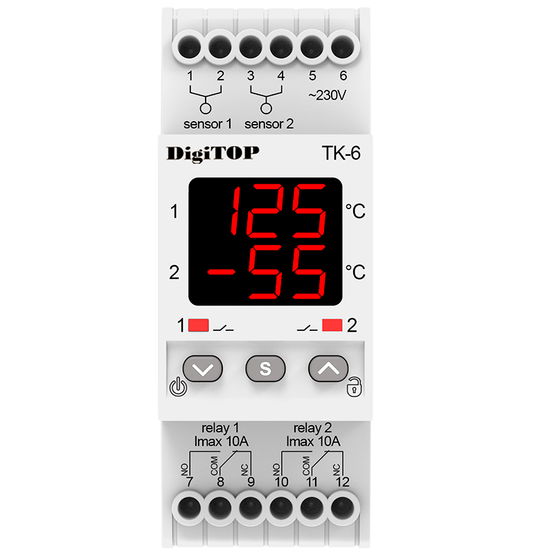 Regulator temperatury DigiTOP ТК-6 - obrazek 2