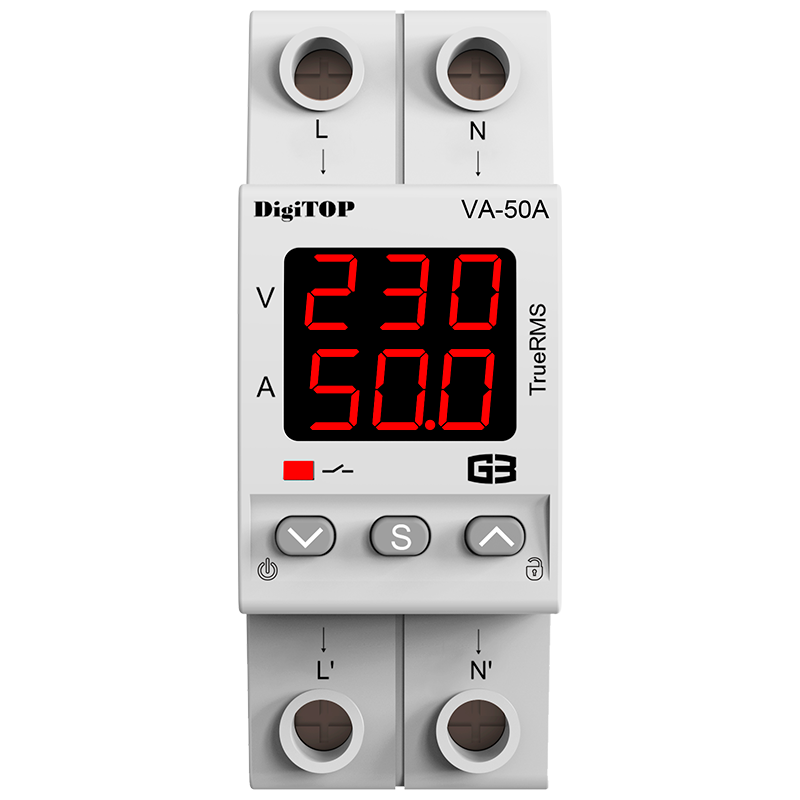 Voltage relay with current control DigiTOP VA-50A G3R - Image 2