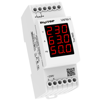 Amperomierz-woltomierz i miernik częstotliwości DigiTOP VAFM-1