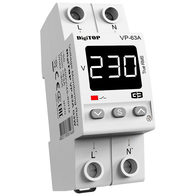 Przekaźnik napięciowy DigiTOP VP-63A G3W